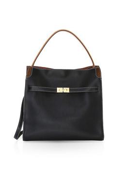 tory burch lee radziwill, Tory Burch | Lee Radziwill Leather Double Bag商品图片 