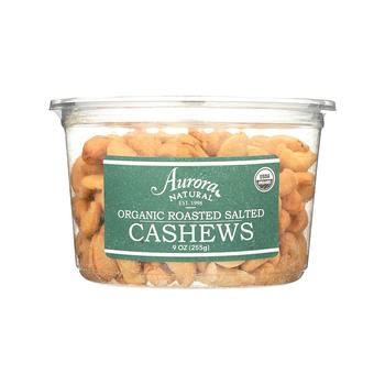 商品Aurora Natural | Products - Organic Roasted Salted Cashews - Case of 12 - 9 oz.,商家Macy's,价格¥1004图片