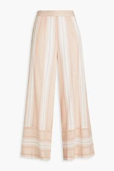 Tigerlily | Okimi Rudy cotton-jacquard wide-leg pants,商家THE OUTNET US,价格¥316
