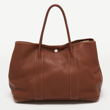 推荐Hermes Gold Negonda Leather Garden Party 36 Bag商品