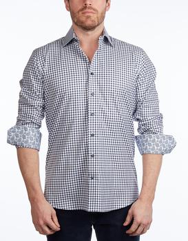 Levinas, Levinas | Contemporary Fit Contrast Detailed Button Down商品图片 2.2折