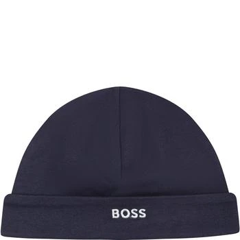 Hugo Boss | Blue Hat For Baby Boy With Logo,商家Italist,价格¥534