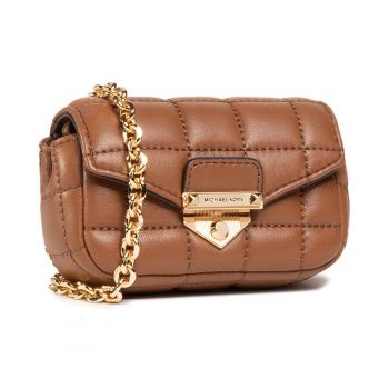 michael kors soho, Michael Kors | MICHAEL KORS 女士棕色SoHo小号绗缝皮革单肩包 30H0G1SL1T-LUGGAGE商品图片 独家减免邮费