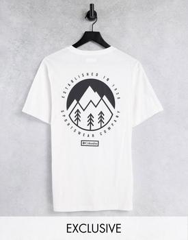 Columbia | Columbia Tillamook t-shirt in white Exclusive at ASOS商品图片,6.8折
