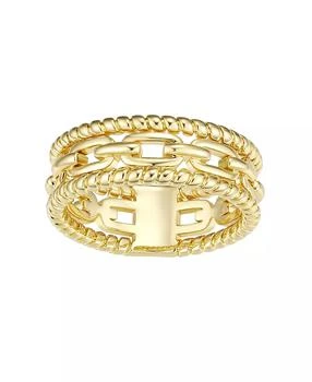 Macy's | Gold-Plated Link Statement Ring,商家Macy's,价格¥206