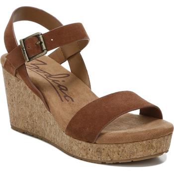 Zodiac Womens Piper-1 Suede Cork Wedge Sandals product img