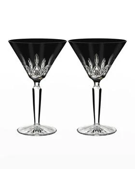 Waterford Crystal | Set of 2 Lismore Black Martini Glasses,商家Neiman Marcus,价格¥2823