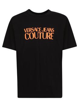 男士休闲范思哲t恤, Versace | VERSACE JEANS COUTURE CLASSIC VERSACE JEANS COUTURE LOGO PRINT T-SHIRT商品图片 7.4折