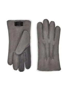 推荐Men's Contrast Shearling Touch Tech Gloves��商品
