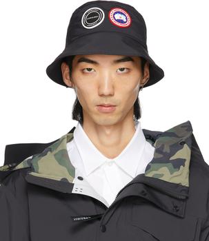 product SSENSE Exclusive Black Canada Goose Edition Bucket Hat image