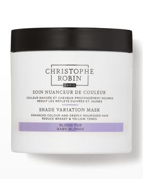Christophe Robin | Shade Variation Care Nutritive Mask with Temporary Coloring – Baby Blond, 8.4 oz./ 250 mL商品图片,