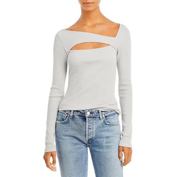 Iris & Ivy, Citizens of Humanity | Citizens of Humanity Womens Iris Organic Cotton Cut Out Pullover Top商品图片 3.3折