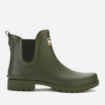 BARBOUR WOMEN'S WILTON CHELSEA WELLIES - OLIVE