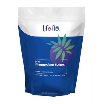 商品Life Flo Pure Magnesium Flakes for Relief and Relaxation, 26.4 Oz图片