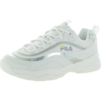 Fila | Fila Womens Ray LM Faux Leather Fitness Running Shoes商品图片,7.8折×额外9折, 独家减免邮费, 额外九折