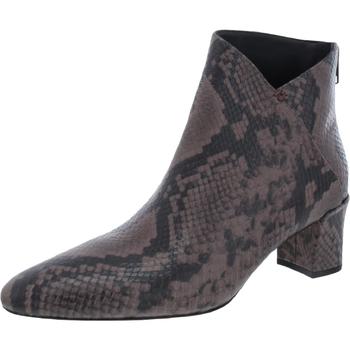 加拿大vince鞋, Vince | Vince Womens Lora 2 Leather Snake Print Booties商品图片 2.4折