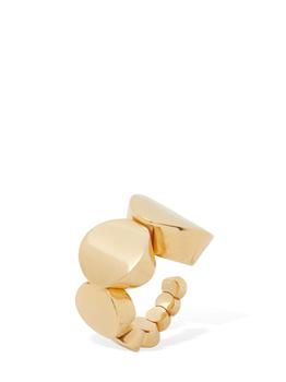 商品Bottega Veneta | Step Sterling Silver Ring,商家LUISAVIAROMA,价格¥10967图片