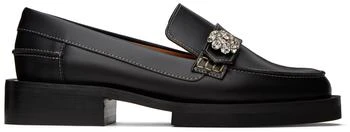 Ganni | Black Leather Loafers 5.8折