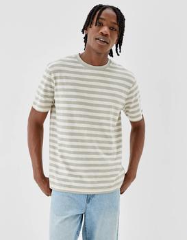 推荐AE Super Soft Slub Striped T-Shirt商品