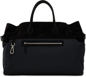 The Row真假, The Row | Black Margaux 17 Inside-Out Tote商品图片 