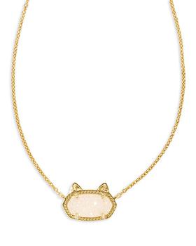 Kendra Scott, Kendra Scott | Elisa Crystal Cat Pendant Necklace, 18"商品图片 额外9折, 额外九折