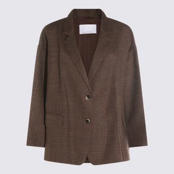 Nine in the Morning | Brown Wool Blazer,商家Italist HK,价格¥3373