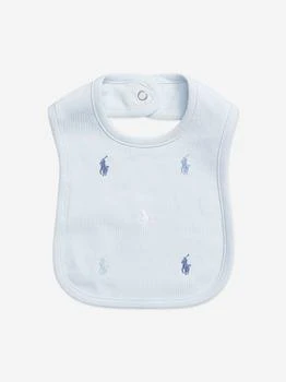 Ralph Lauren | Ralph Lauren Baby Boys Logo Bib in Blue,商家Childsplay Clothing,价格¥202
