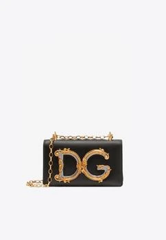 Dolce & Gabbana | DG Girls Calfskin Chain Phone Bag,商家Thahab,价格¥14612
