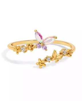 Girls Crew | Crystal Multi-Color Dance of the Butterfly Adjustable Ring,商家Macy's,价格¥304