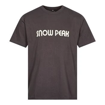 推荐Snow Peak Land Station T-Shirt - Charcoal商品