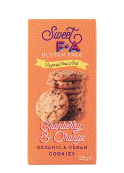 商品Cranberry & Orange Gluten Free Biscuits 125g图片