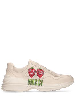 Gucci | Rhyton Leather Sneakers商品图片,