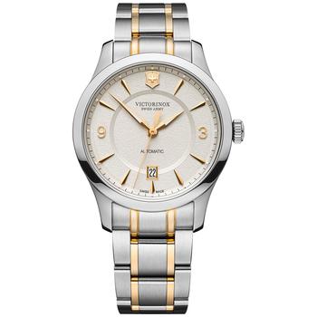 手表男机械经典款, Swiss Army | Men's Automatic Alliance Mechanical Two-Tone Stainless Steel Bracelet Watch 40mm商品图片 
