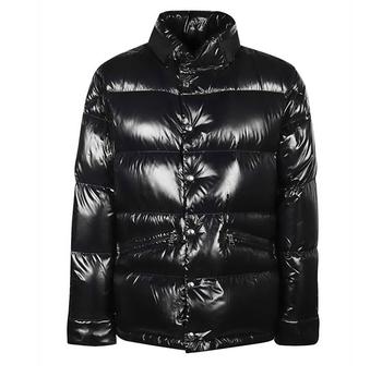 商品Moncler Black Rateau Padded Down Quilted Jacket, Brand Size 1图片