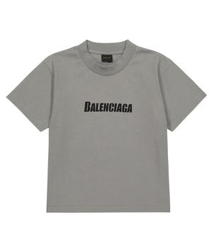 Balenciaga | Logo棉质针织T恤商品图片,