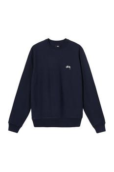 stussy卫衣直邮, STUSSY | stock logo crew navy商品图片 
