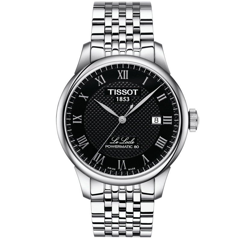 天梭力洛克, Tissot | 天梭TISSOT力洛克商务日历精钢带机械男表T006.407.11.053.00商品图片 包邮包税