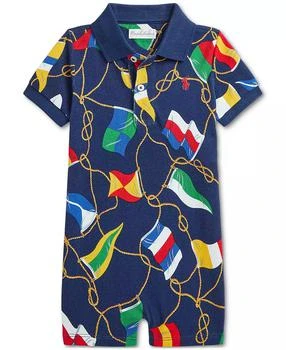 Ralph Lauren | Baby Nautical-Print One-Piece,商家Macy's,价格¥337