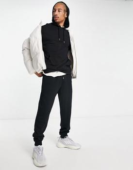 ASOS | ASOS DESIGN tapered joggers in black - BLACK商品图片,