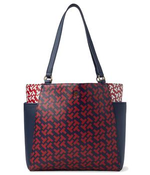 推荐Beth II Tote Bias Bicolor Texture PVC商品