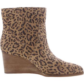 商品Lucky Brand | Wafael Womens Suede Wedge Booties,商家Premium Outlets,价格¥219图片