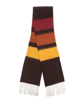 Marni | Brown Alpaca Wool-blend Scarf商品图片,