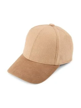 Bruno Magli | Two-Tone Wool-Blend Baseball Cap,商家Saks OFF 5TH,价格¥300