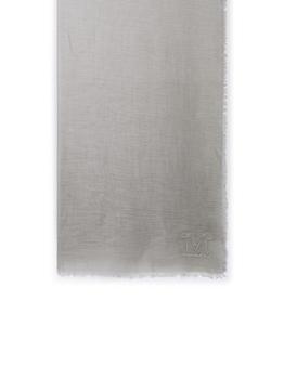 maxmara围巾是什么牌子, Max Mara | GREY SILK BLEND PAPRICA SCARF商品图片 6.3折