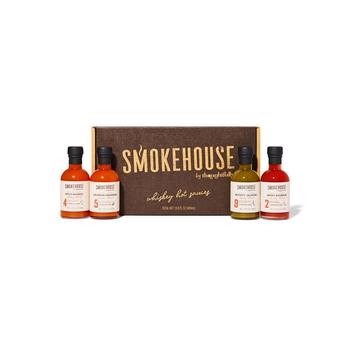 商品Smokehouse by Gourmet Whiskey Hot Sauce Gift Set, Set of 4图片