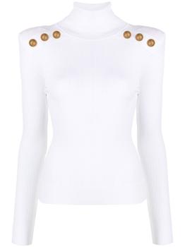 Balmain | Balmain Womens White Viscose Sweater商品图片,满$175享9折, 满折