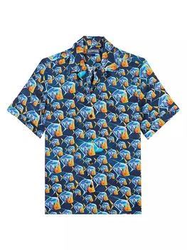推荐Piranhas Linen Camp Shirt商品