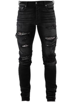 了解amiri牛仔裤, AMIRI | Black Hibiscus jeans商品图片 6折