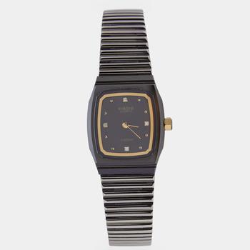 雷达, [二手商品] Rado | Rado Black DiaStar Tungston Stainless Steel 133.9540.3 Women's Wristwatch 20MM商品图片 6.8折, 满1件减$100, 满减