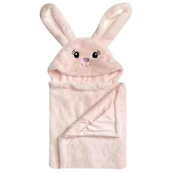 Happycare Textiles | Snoogie Boo Ultra-soft Baby Faux Fur Hooded Towel, 30" x 36",商�家Macy's,价格¥603